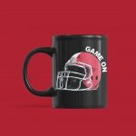 Football Helmet Mug Graphic