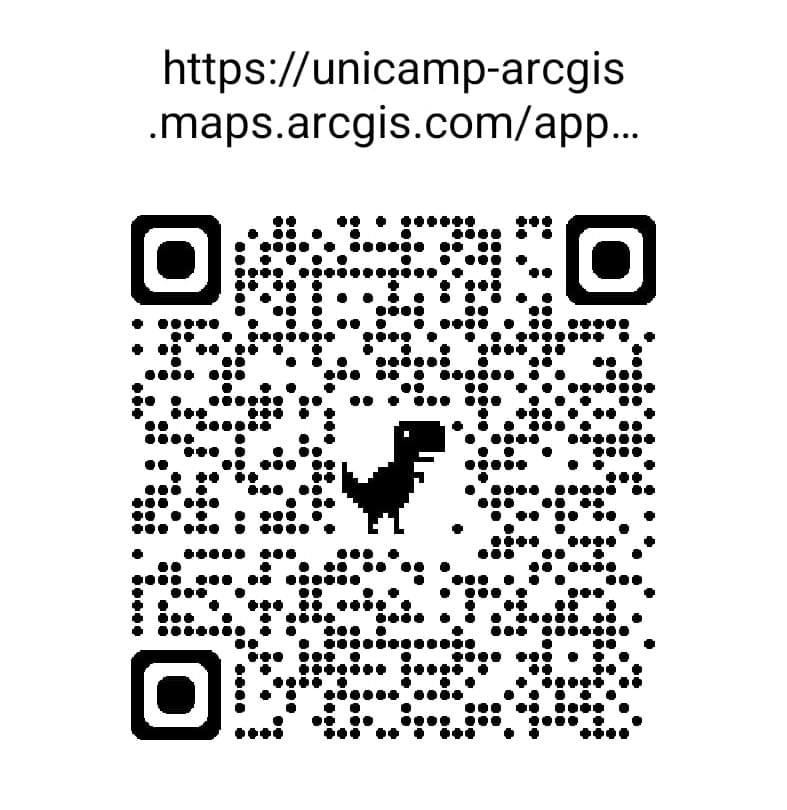 QRcode do link https://unicamp-arcgis.maps.arcgis.com/apps/dashboards/6dbb5a1db94e4534a792ff3ca04f1a36