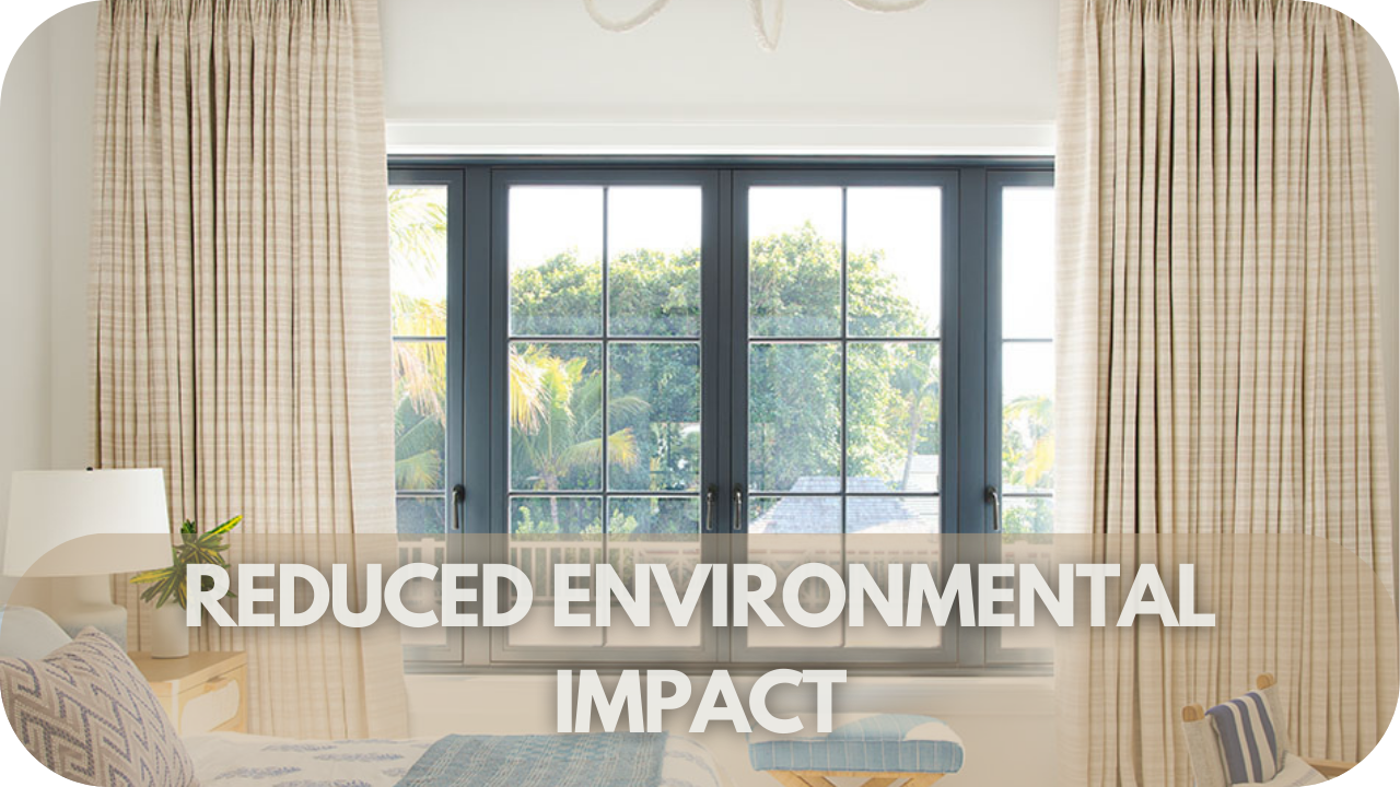 See how thermal curtains help minimize energy waste, contributing to a lower carbon footprint and a more sustainable home.