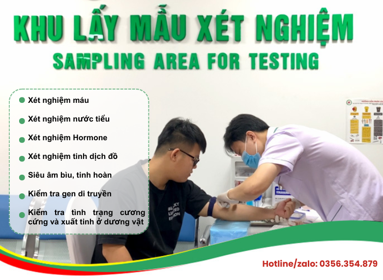 Các xét nghiệm nam khoa cần làm