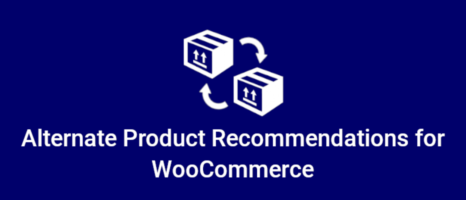 Alternate Product Recommendations for WooCommerce