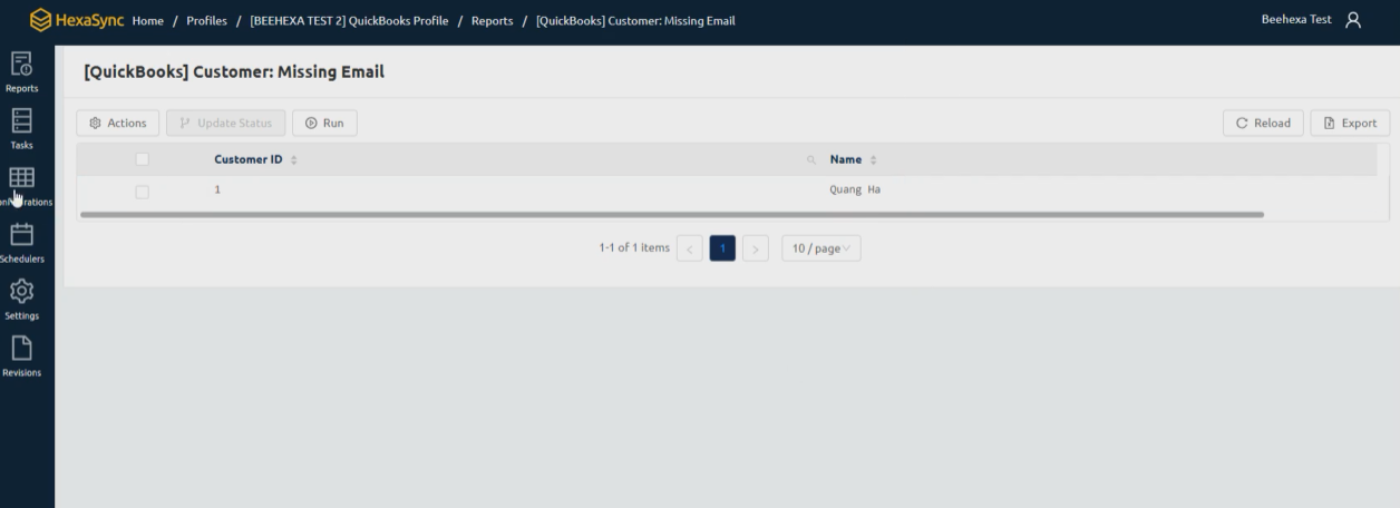 QuickBooks Online missing email reports