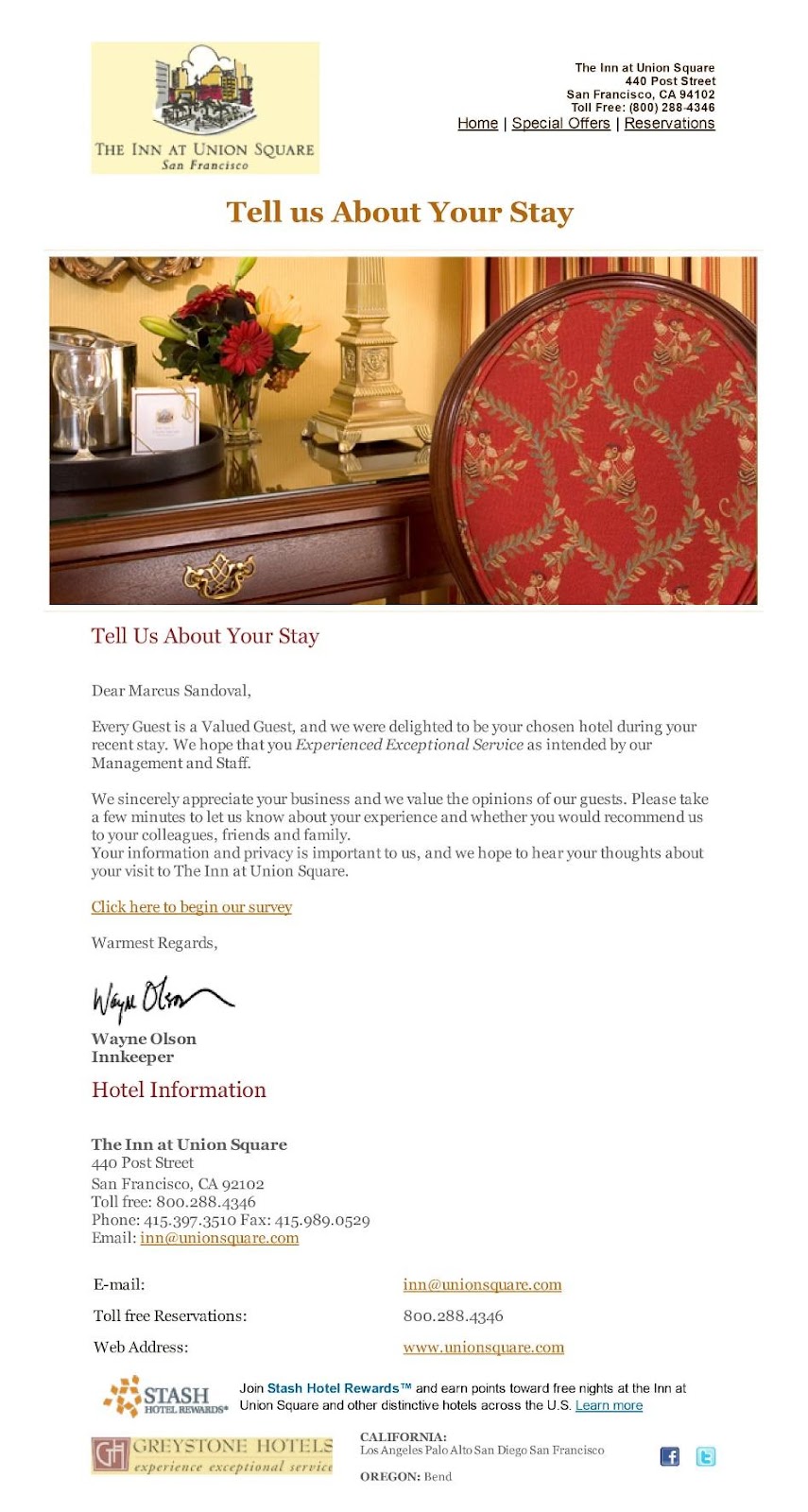 hotel email marketing