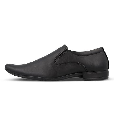 Matte Black Derby Formal Shoes