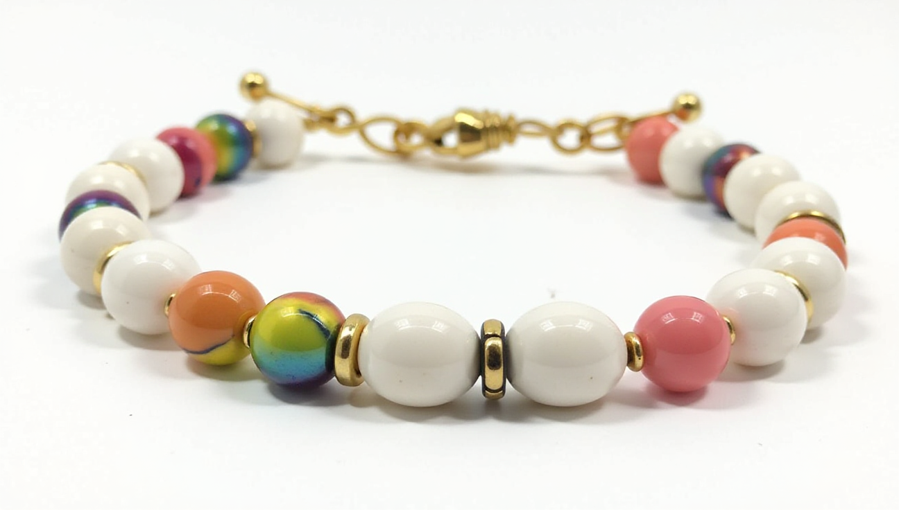 Corykenshin Rainbow and Peace Bracelet