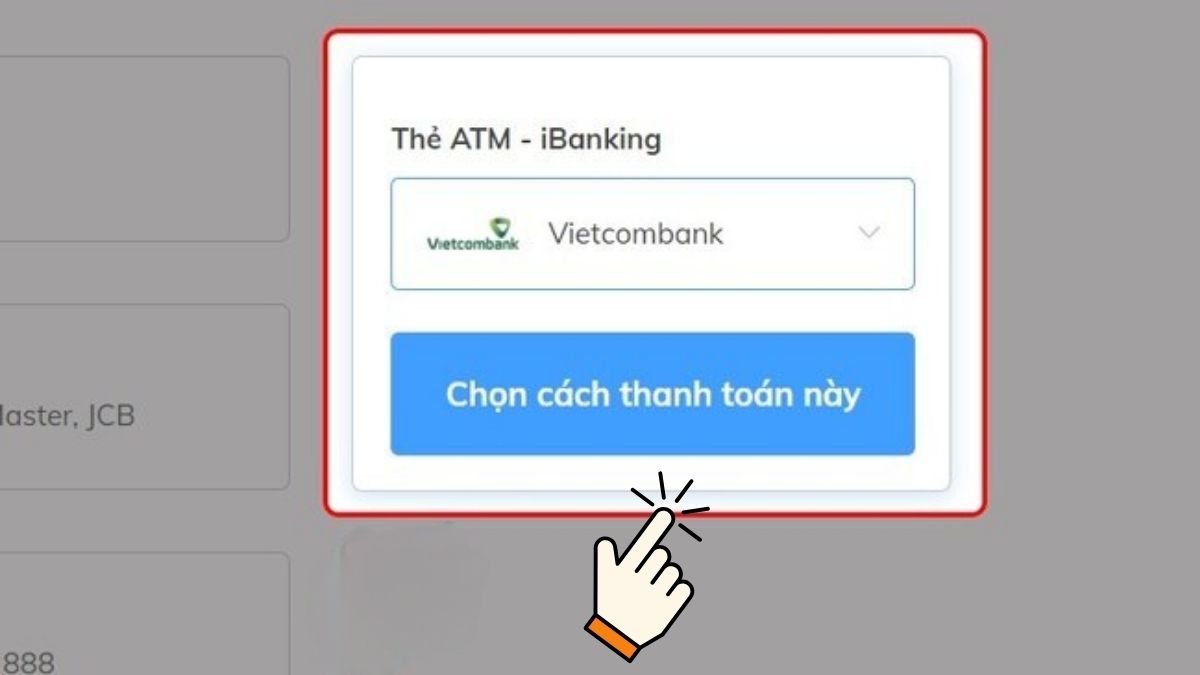 Nạp GunPow bằng thẻ ATM bước 2