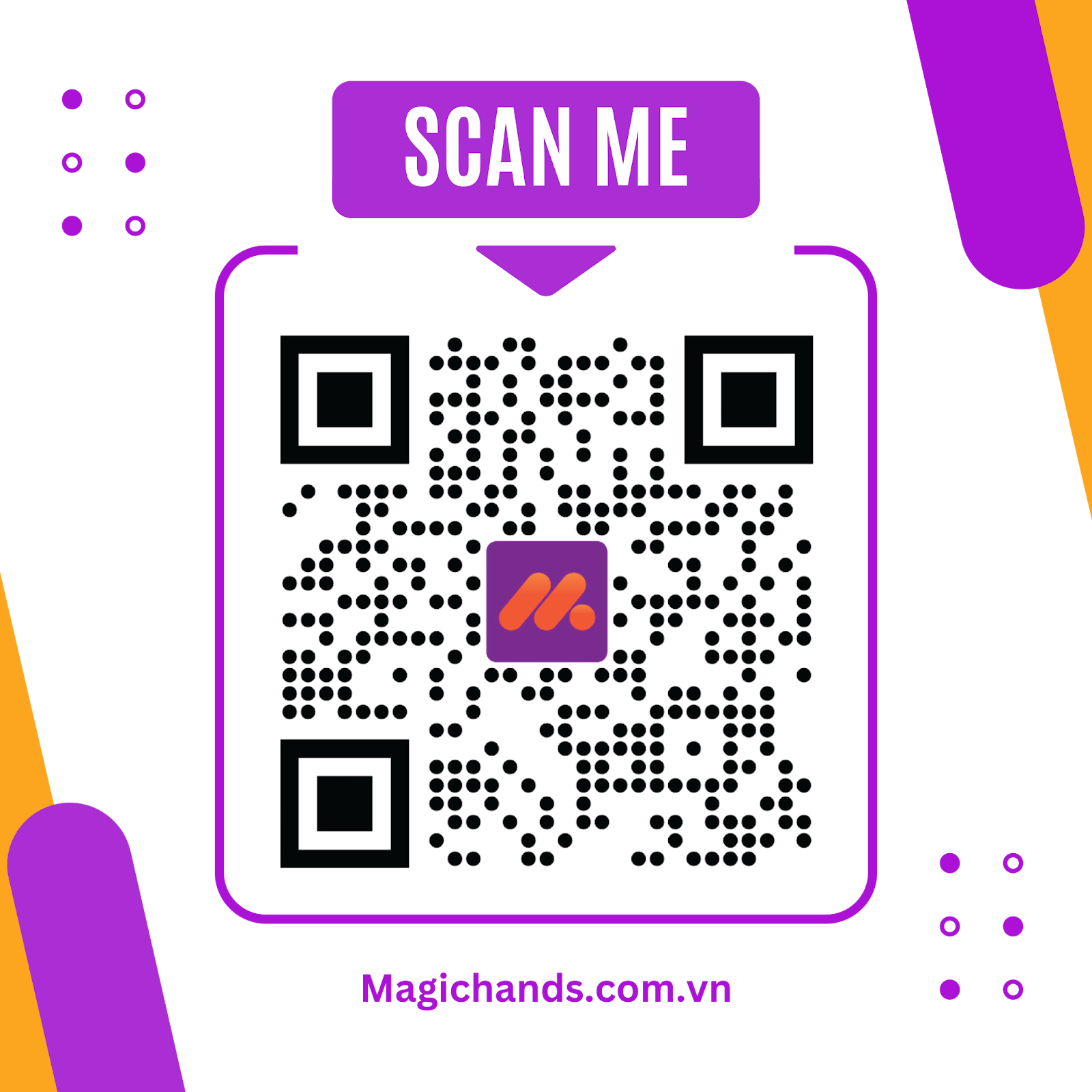 QR code ứng dụng MagicHands