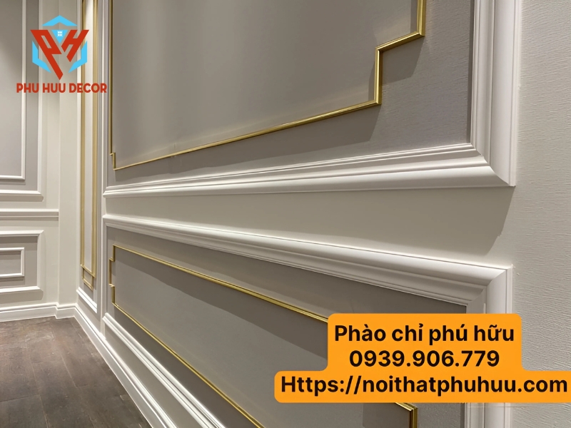 Phào chỉ nhựa tại Bến Tre do Phú Hữu cung cấp rất được ưa chuộng bởi độ bền vượt trội