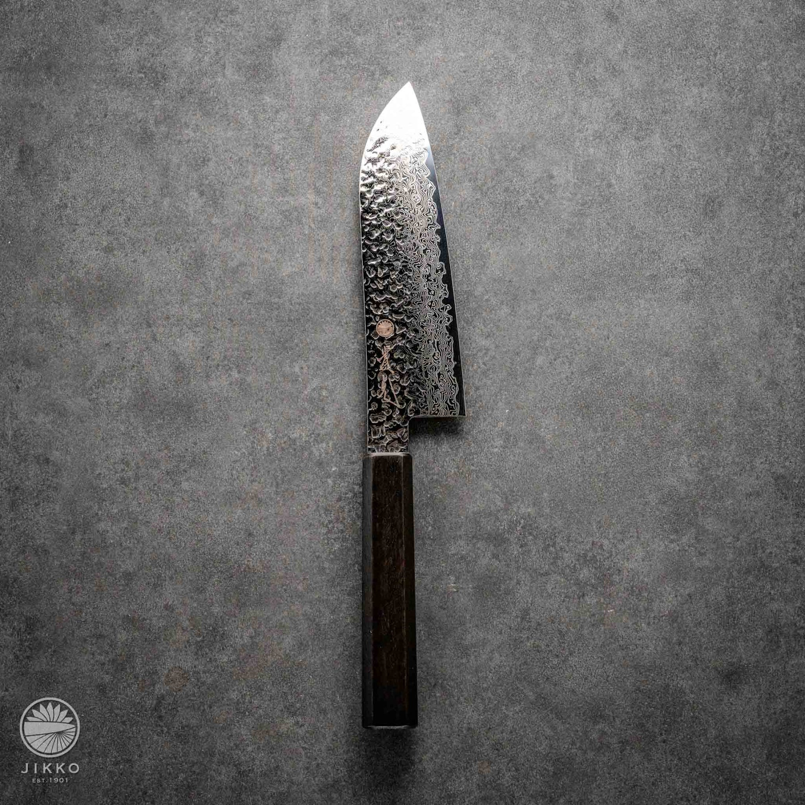 BOCO Damascus Santoku Knife (SG2 Stainless Steel).