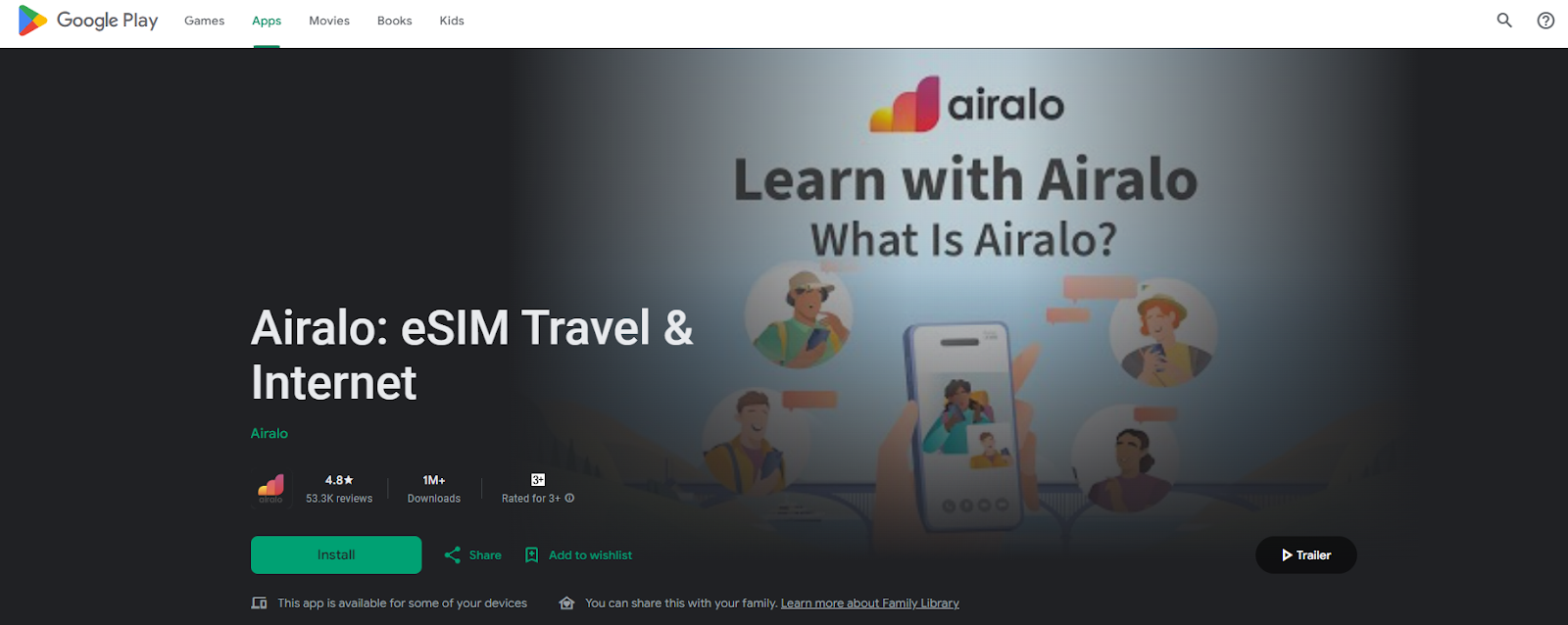 Airalo: eSIM Travel & Internet