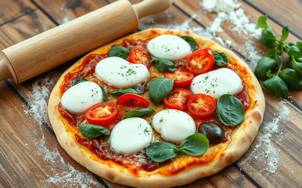 homemade gluten-free pizza