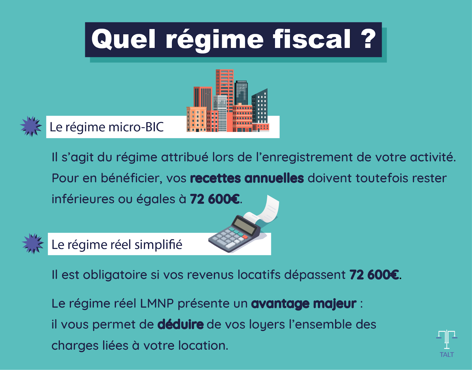 distinction régime fiscal micro BIC et régime réel