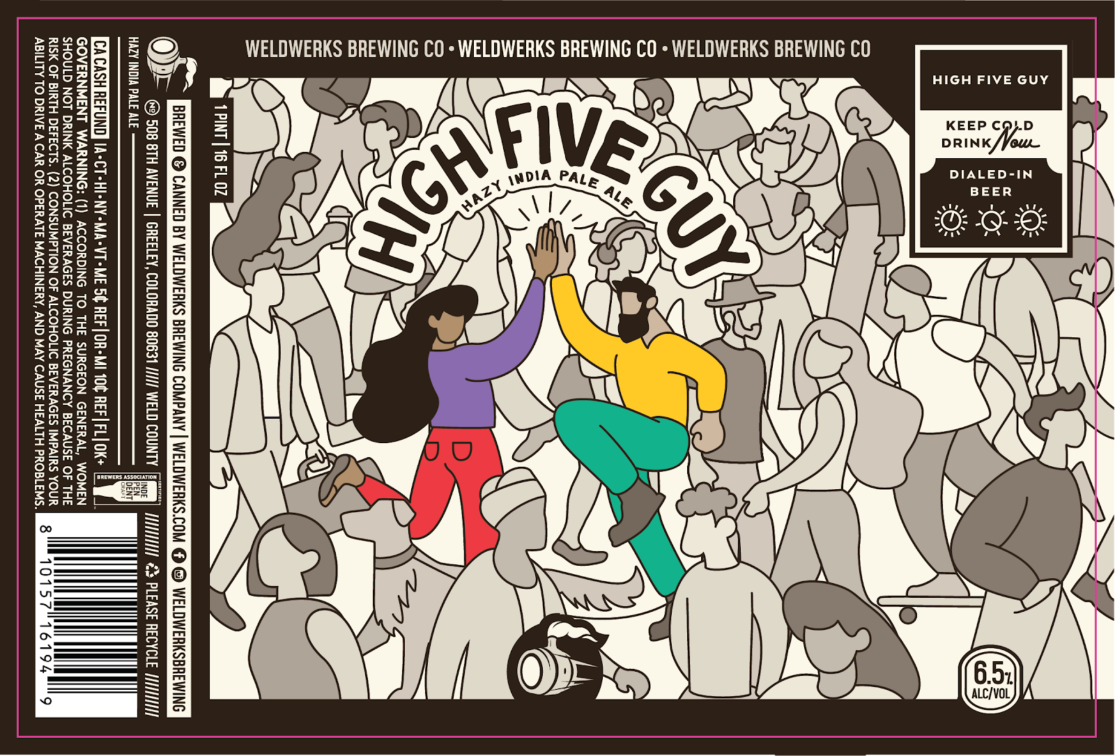 WeldWerks Brewing Co. High Five Guy