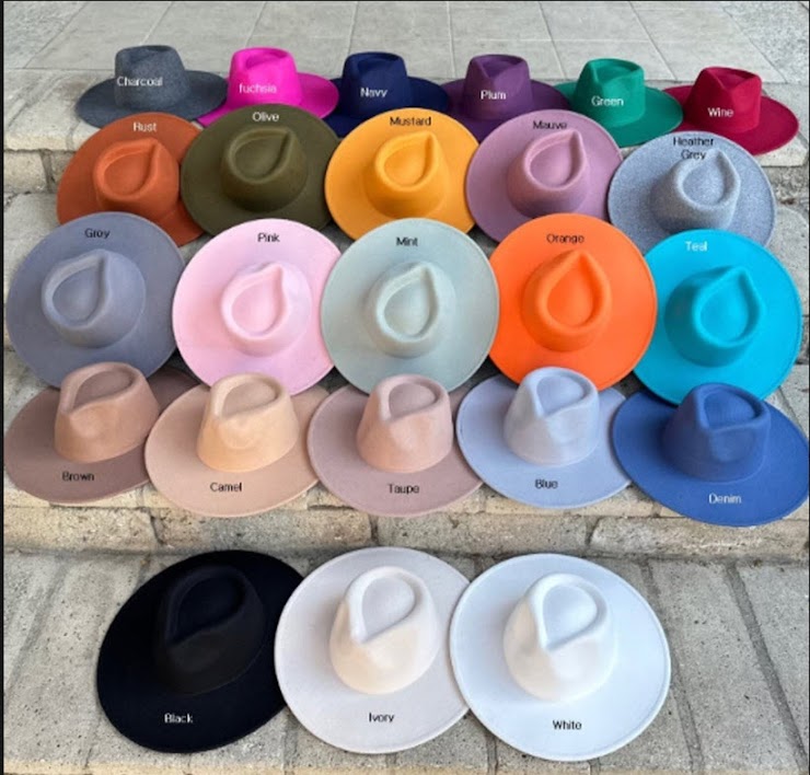 Fedora Hat Color Options