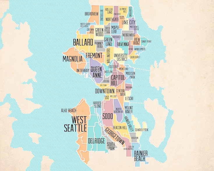 [Image is a map of Seattle neighborhoods.]