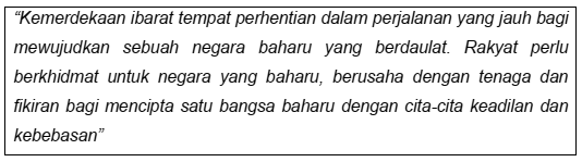 Siapakah tokoh yang memberikan definisi kemerdekaan di atas?