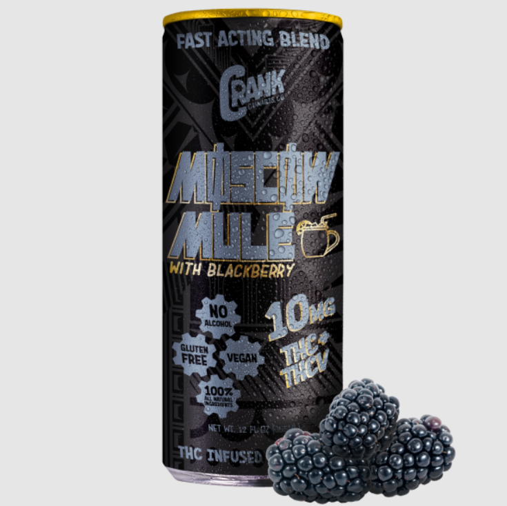 Crank Cannabis Moscow Mule - Blackberry