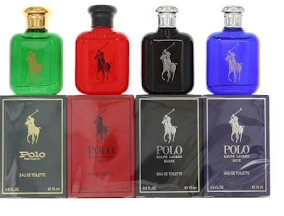 ESTUCHE MINIS RALPH LAUREN PARA HOMBRES 4PZS 15ML C/U POLO AZUL - ROJO - VERDE - NEGRO 15ML