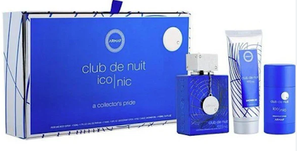 ESTUCHE ARMAF ICONIC UNISEX 3PZS 100ML EDP + GEL DE BAÑO + DESODORANTE