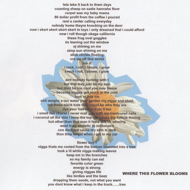 Where This Flower Blooms [Lyrics Sheet]