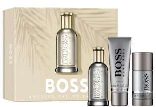 ESTUCHE HUGO BOSS BOSS BOTTLED PERFUME PARA HOMBRES 3PZS 100ML EDP + 30ML EDT + GEL DE BAÑO