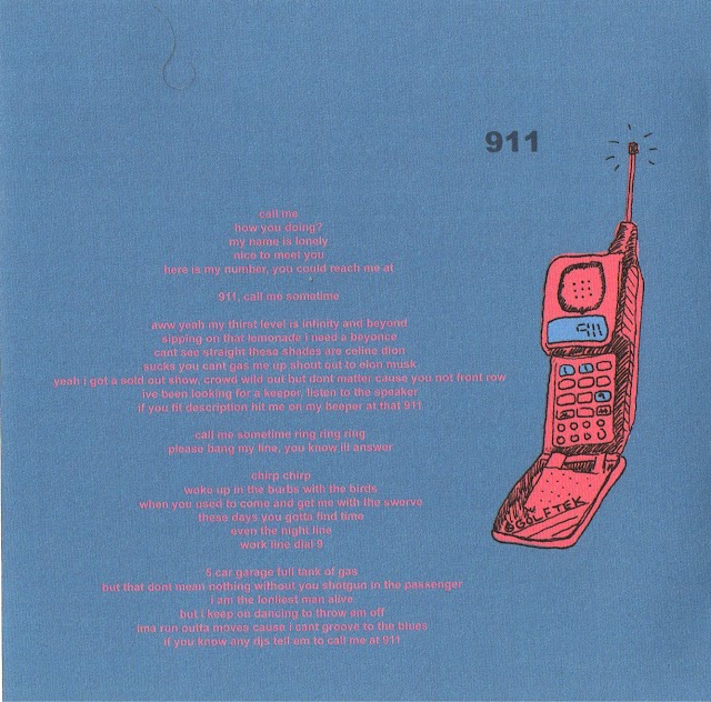 911 [Lyrics Sheet]