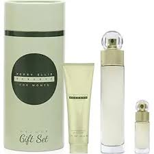 ESTUCHE PERRY ELLIS 360 CILINDRO PARA MUJERES 3PZS100ML EDT + 7.5ML EDT + CREMA