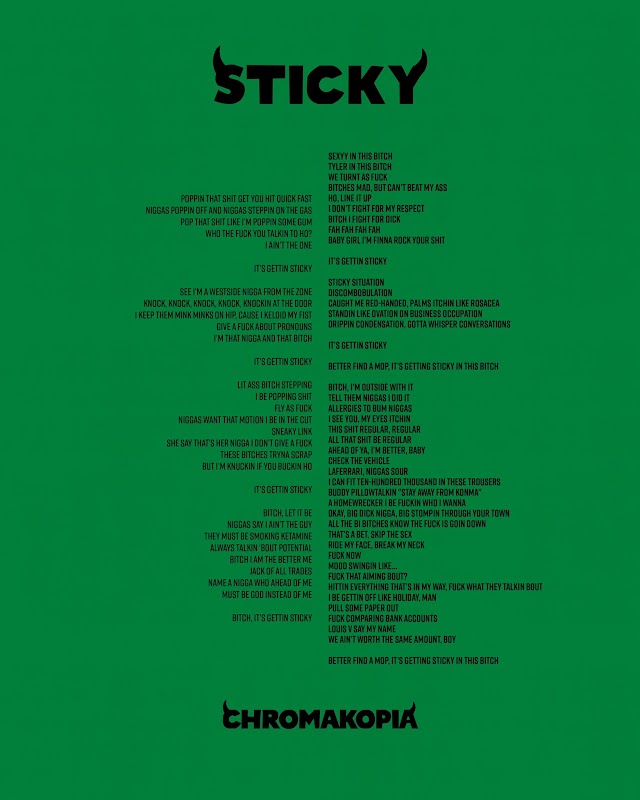 Sticky [Lyrics Sheet]