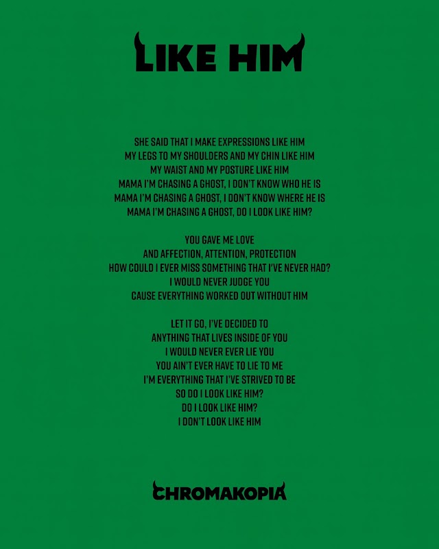 Like Him [Lyrics Sheet]