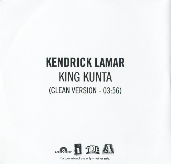 King Kunta [Back Cover]