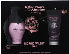 ESTUCHE GIROGIO VALENTI ROSE NOIRE ABSOLUE PARA MUJERES 2PZS 100ML + CREMA