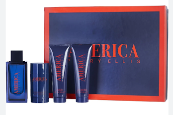 ESTUCHE PERRY ELLIS AMERICA PARA HOMBRES 4PZS 100ML EDT + GEL DE BAÑO + AFTER SHAVE + DESODORANTE