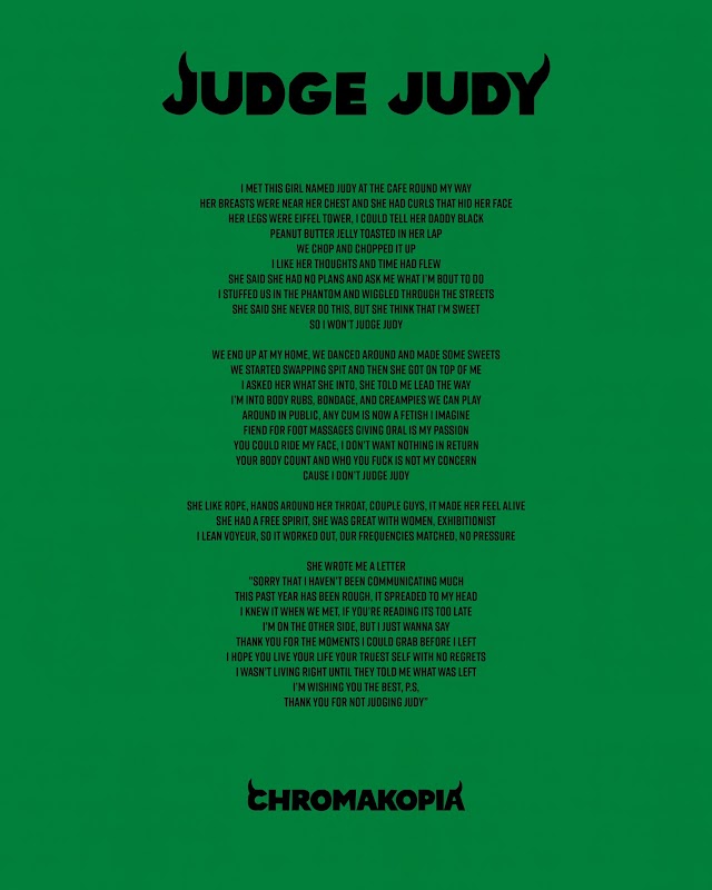 Judge Judy [Lyrics Sheet]