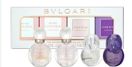 ESTUCHE MINIS BVLGARI PARA HOMBRES 4PZS 5ML