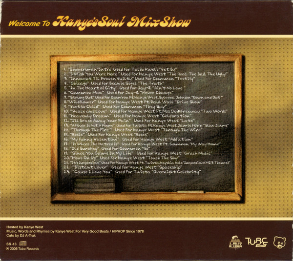 Welcome To Kanye's Soul Mix Show [Back Cover]