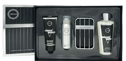 ESTUCHE ARMAF VENTANA PARA HOMBRES 4PZS 100ML EDT + SHAMPOO + GEL DE BAÑO + SPRAY