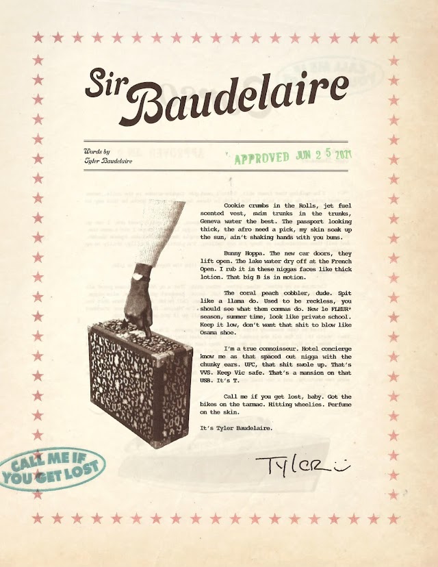 SIR BAUDELAIRE [Lyrics Sheet]