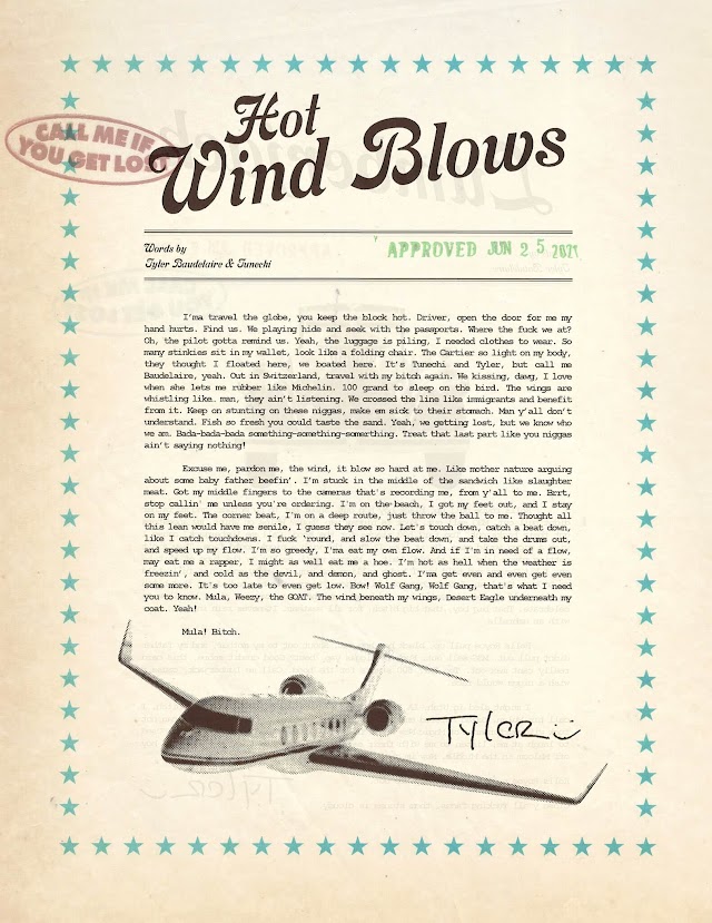 HOT WIND BLOWS [Lyrics Sheet]