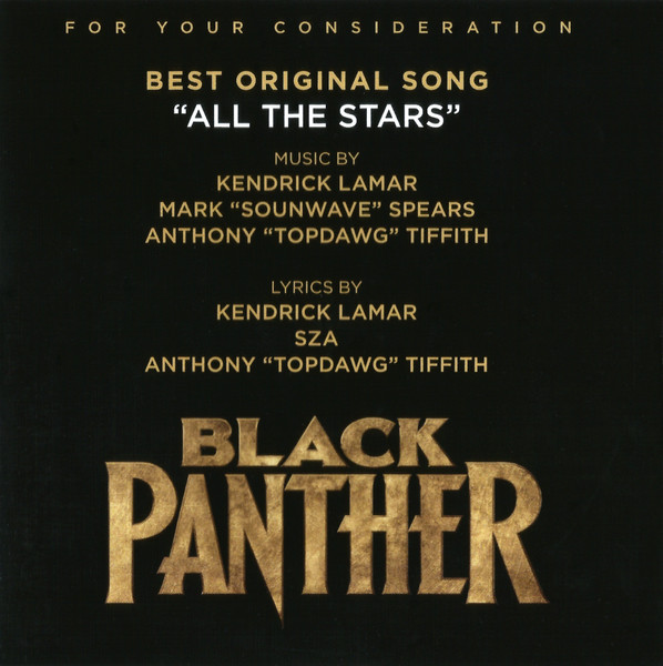 All The Stars [CD Cover]