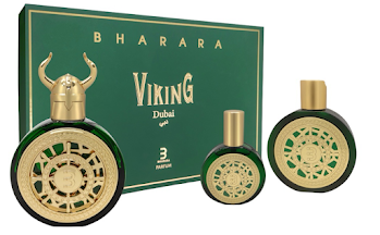 ESTUCHE BHARARA VIKING DUBAI UNISEX 3PZS 100ML EDP + 30ML EDP + CREMA