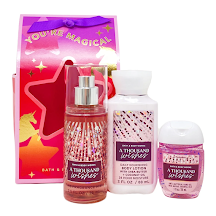 ESTUCHE MINIS BATH & BODY WORKS PARA MUJERES VARIADO 3PZS SPLASH + GEL DE MANOS + CREMA VARIEDAD DE AROMAS