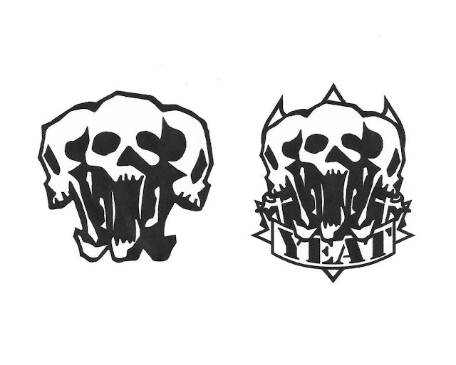 bigger thën everything Bus Skull Logos