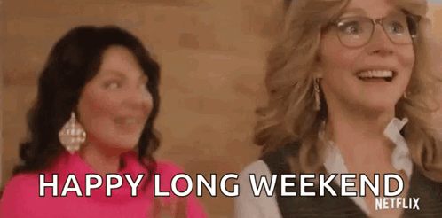 two women are standing next to each other with their mouths open . (Provided by Tenor)