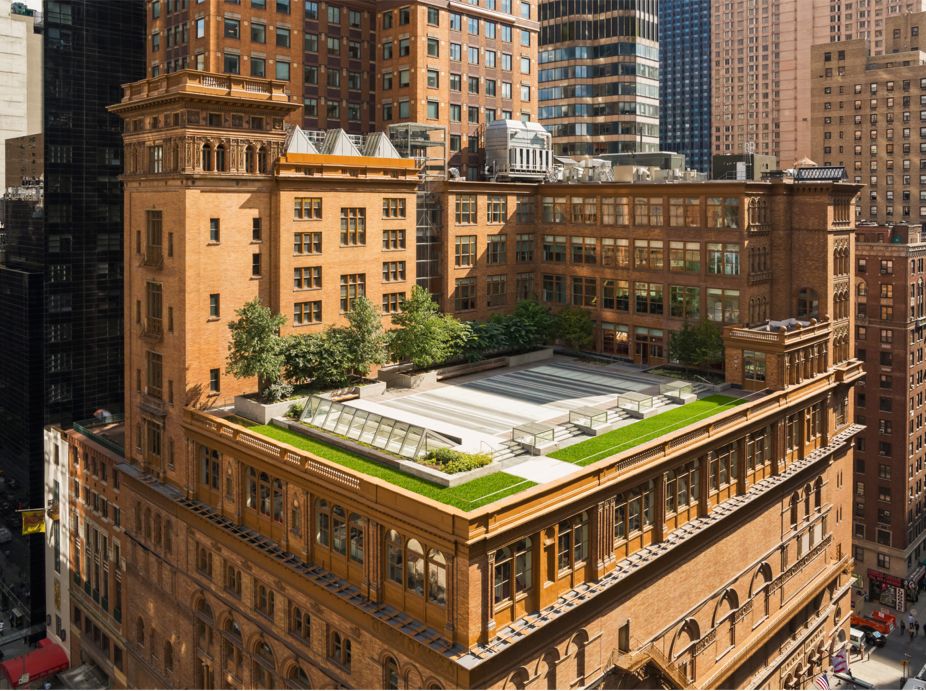 Carnegie Hall Weill Roof Terrace - Greenroofs.com