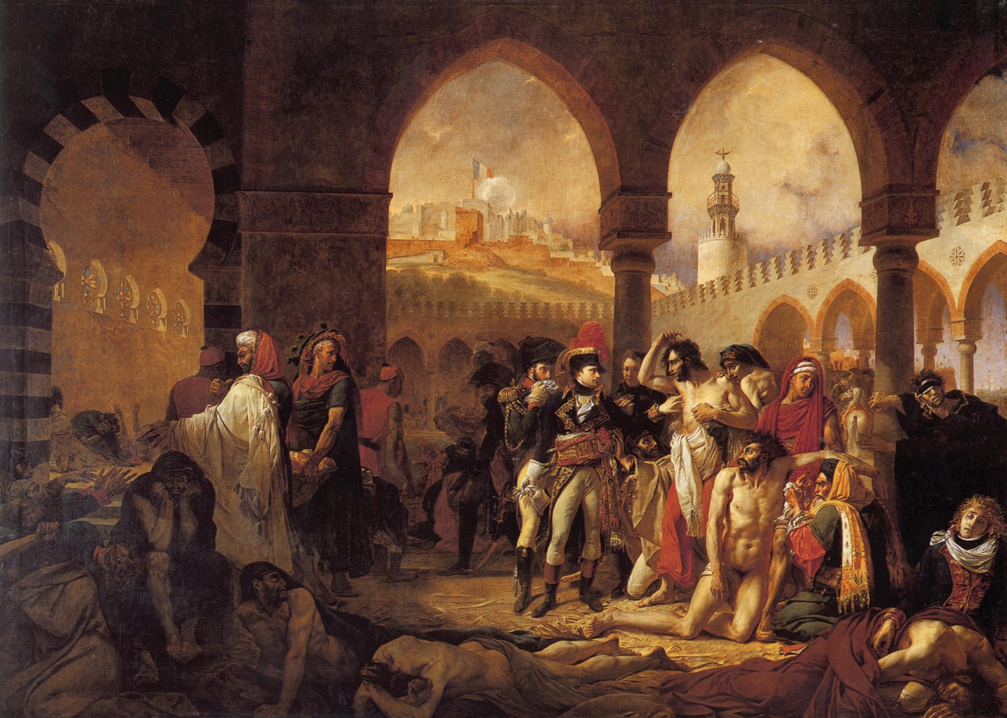 Bonaparte Visiting the Plague Victims of Jaffa - Wikipedia