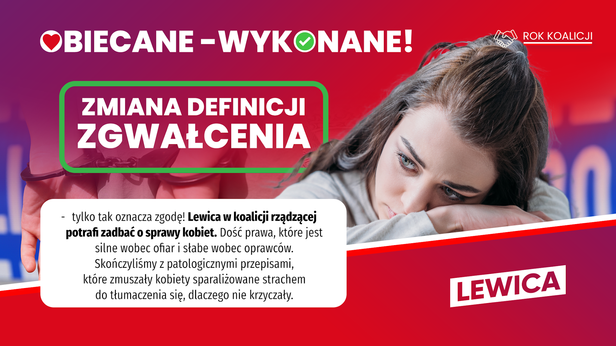 Obraz zawierający tekst, Ludzka twarz, zrzut ekranu, kobietaOpis wygenerowany automatycznie