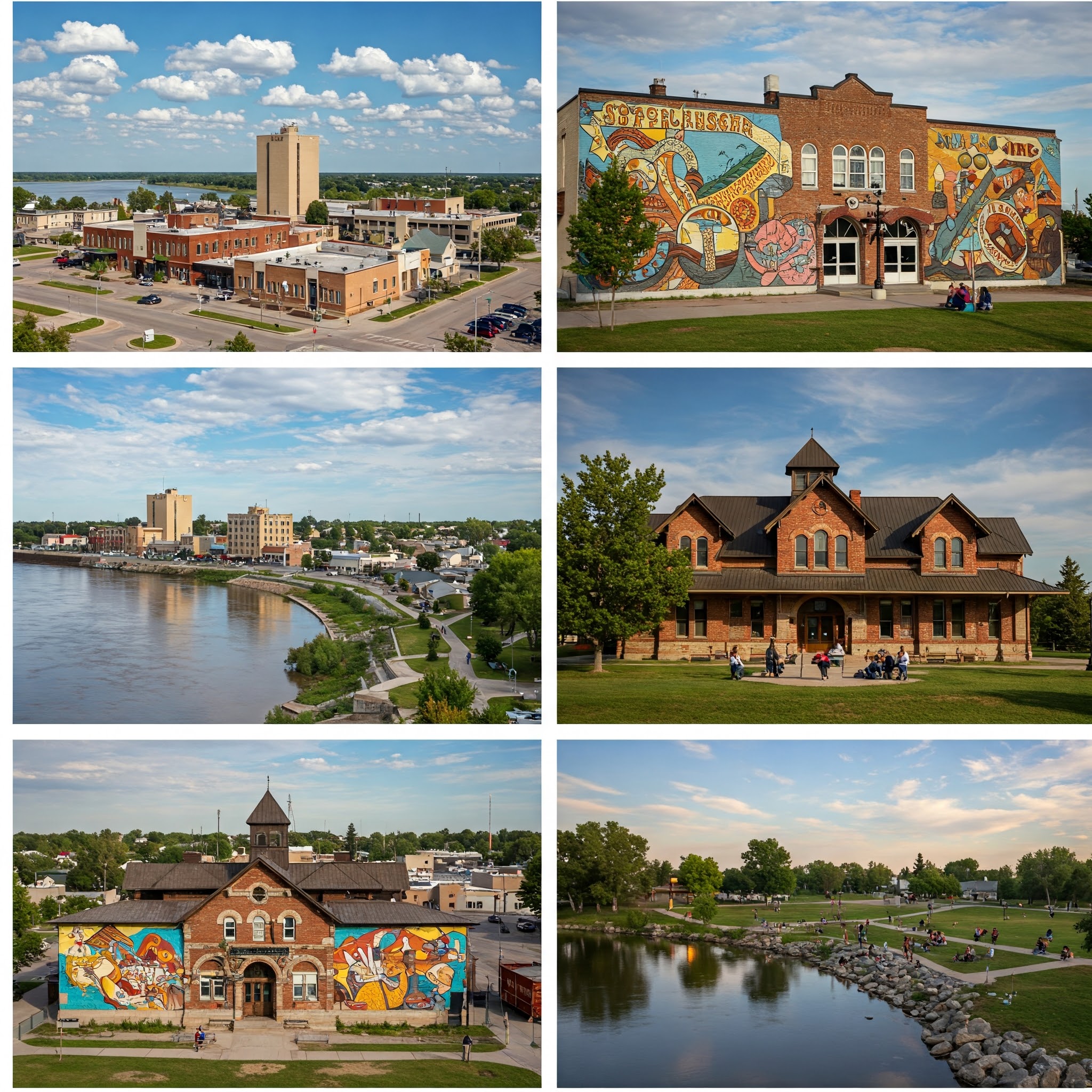 an iconic montage of north battleford