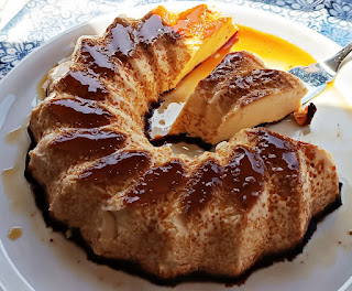FLAN DE HUEVO AROMATIZADO CON NARANJA
