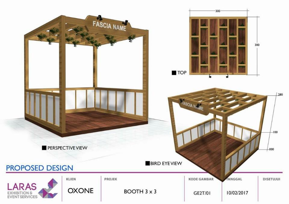 Booth Custom Shell Scheme CV Laras