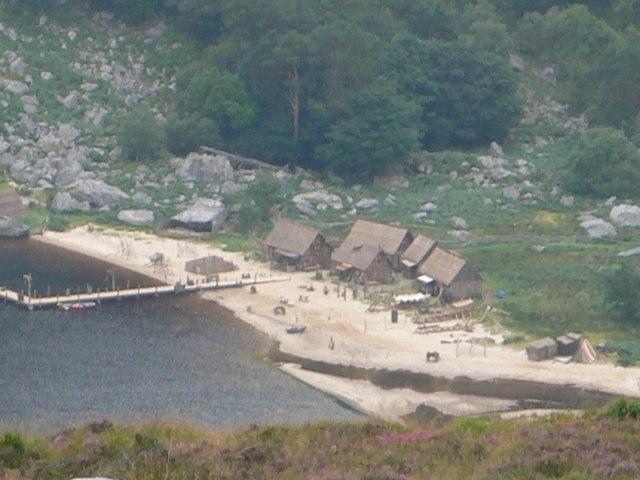 Viking village on Lough Tay © Eirian Evans :: Geograph Ireland